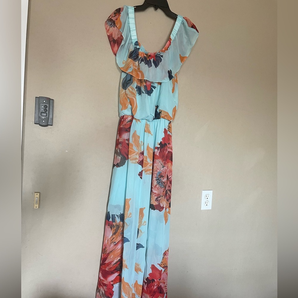 Beautiful long and sheer dress
